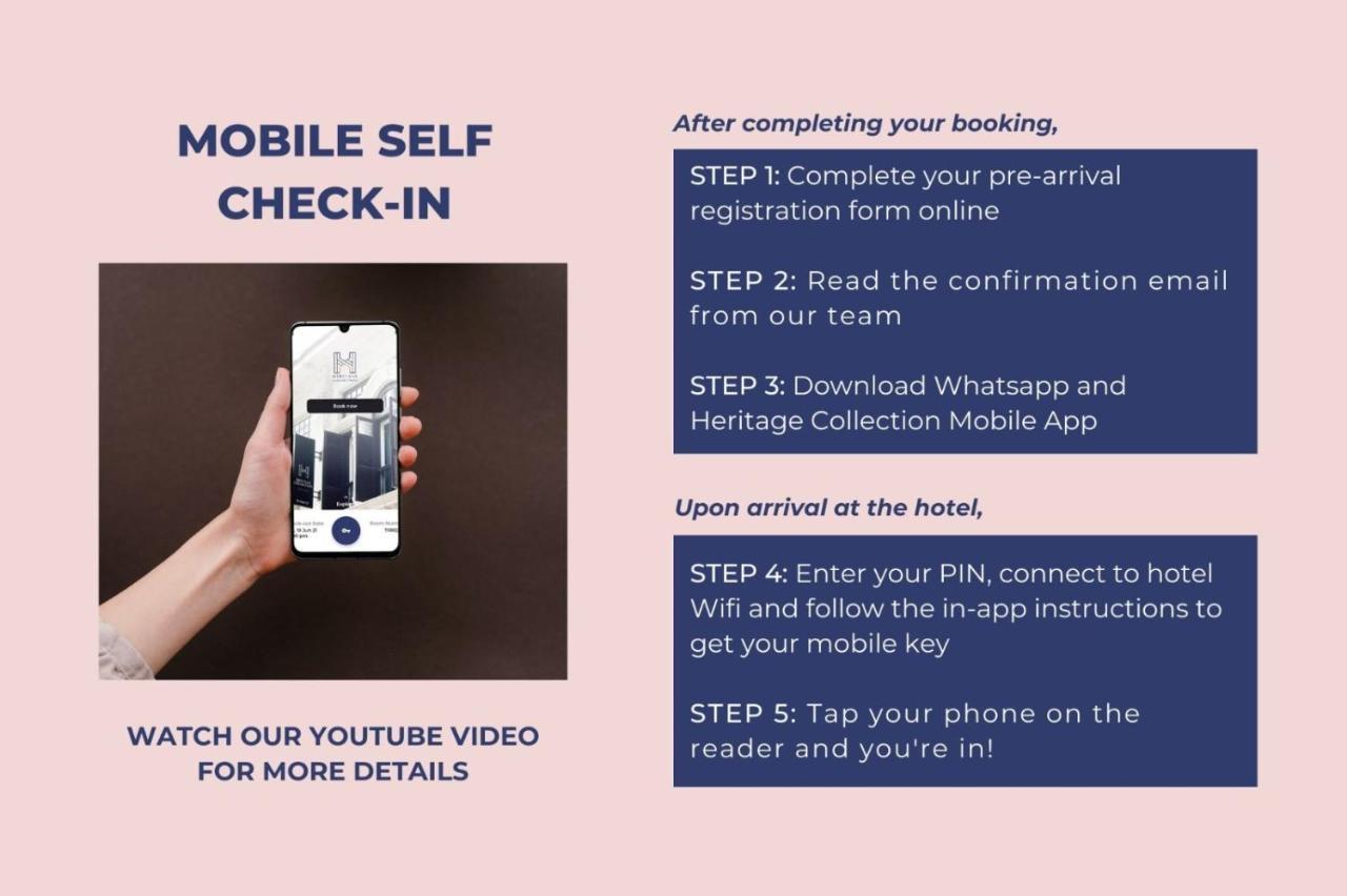 Heritage Collection On Clarke Quay - Mobile App Check-In Singapur Zewnętrze zdjęcie